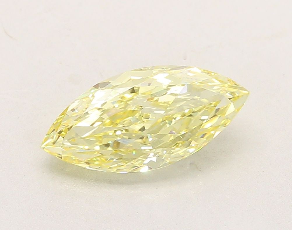 Loose Diamond - MARQUISE 2.04ct Fancy Yellow VVS2: Loose Diamond - MARQUISE 2.04ct Fancy Yellow VVS2 Source: This is a real non-mined Diamond that has been grown in a lab Shape: MARQUISE Carats: 2.04 Color: Fancy Yellow Certification: IGI Video: