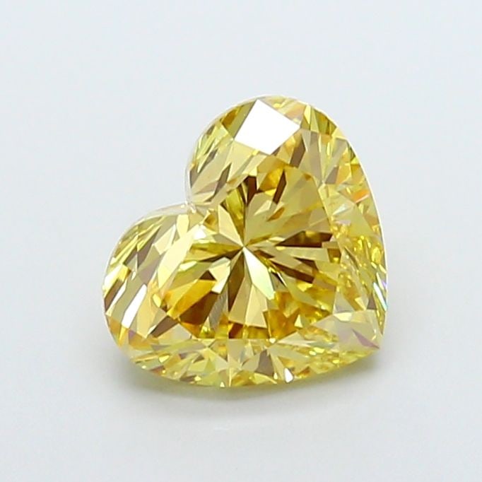 Loose Diamond - HEART 3.07ct Fancy Intense Yellow VS2: Loose Diamond - HEART 3.07ct Fancy Intense Yellow VS2 Source: This is a real non-mined Diamond that has been grown in a lab Shape: HEART Carats: 3.07 Color: Fancy Intense Yellow Certification: IGI Vid