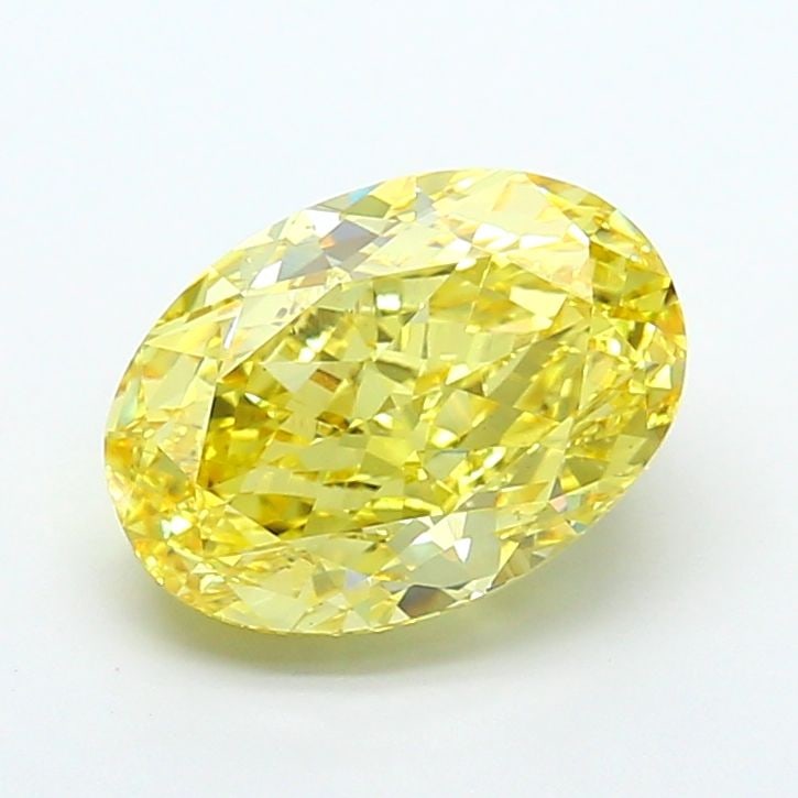Loose Diamond - OVAL 6.08ct Fancy Intense Yellow VS2: Loose Diamond - OVAL 6.08ct Fancy Intense Yellow VS2 Source: This is a real non-mined Diamond that has been grown in a lab Shape: OVAL Carats: 6.08 Color: Fancy Intense Yellow Certification: IGI Video