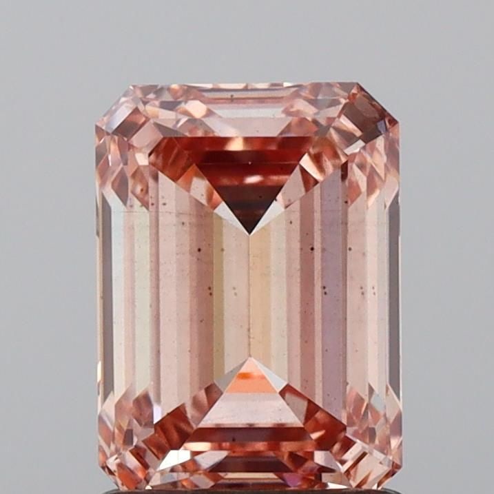 Loose Diamond - EMERALD 1.5ct Fancy Pinkish Brown VS2: Loose Diamond - EMERALD 1.5ct Fancy Pinkish Brown VS2 Source: This is a real non-mined Diamond that has been grown in a lab Shape: EMERALD Carats: 1.5 Color: Fancy Pinkish Brown Certification: IGI Vid
