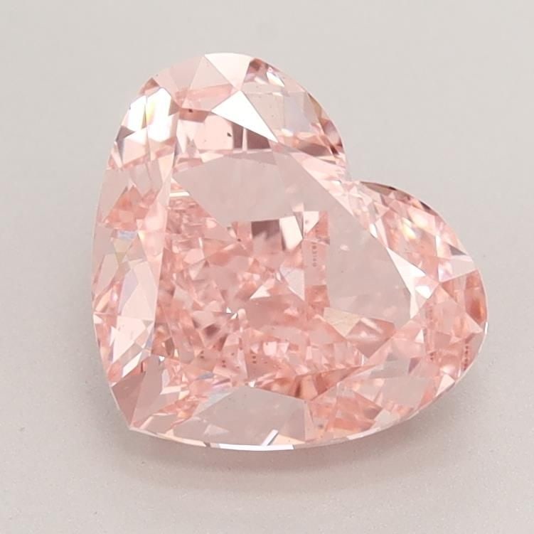 Loose Diamond - HEART 2.2ct Fancy Vivid Pink VS2: Loose Diamond - HEART 2.2ct Fancy Vivid Pink VS2 Source: This is a real non-mined Diamond that has been grown in a lab Shape: HEART Carats: 2.2 Color: Fancy Vivid Pink Certification: IGI Video: