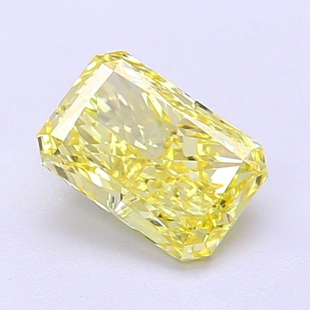 Loose Diamond - RADIANT 1.09ct Fancy Intense Yellow VVS2: Loose Diamond - RADIANT 1.09ct Fancy Intense Yellow VVS2 Source: This is a real non-mined Diamond that has been grown in a lab Shape: RADIANT Carats: 1.09 Color: Fancy Intense Yellow Certification: IG