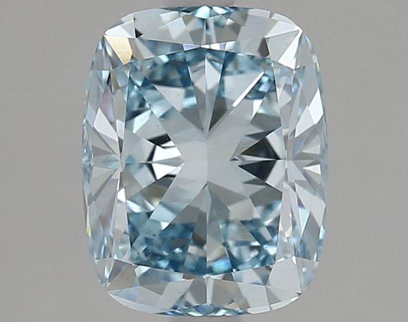 Loose Diamond - CUSHION MODIFIED 1.99ct Fancy Vivid Blue VS1: Loose Diamond - CUSHION MODIFIED 1.99ct Fancy Vivid Blue VS1 Source: This is a real non-mined Diamond that has been grown in a lab Shape: CUSHION MODIFIED Carats: 1.99 Color: Fancy Vivid Blue Certific