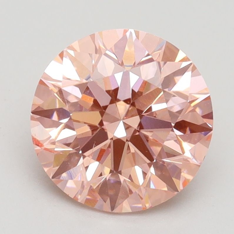 Loose Diamond - ROUND 2.24ct Fancy Vivid Pink SI1: Loose Diamond - ROUND 2.24ct Fancy Vivid Pink SI1 Source: This is a real non-mined Diamond that has been grown in a lab Shape: ROUND Carats: 2.24 Color: Fancy Vivid Pink Certification: IGI Video: