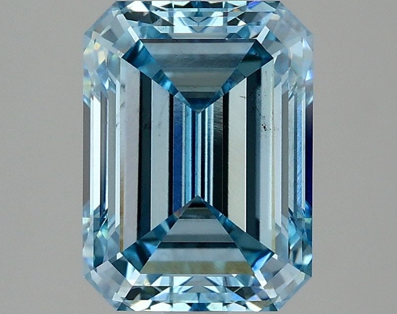 Loose Diamond - EMERALD 2.96ct Fancy Intense Blue VS2 (1 of 1)