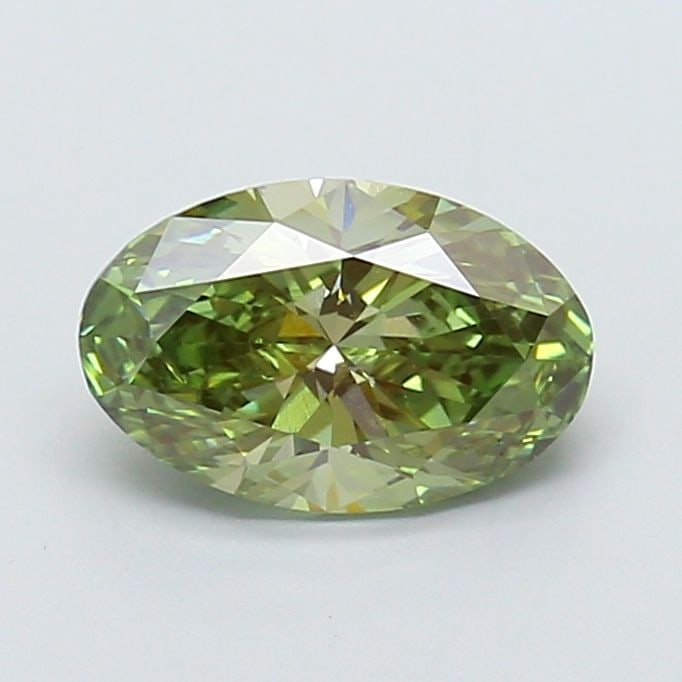 Loose Diamond - OVAL 1.51ct Fancy Vivid Green VS1: Loose Diamond - OVAL 1.51ct Fancy Vivid Green VS1 Source: This is a real non-mined Diamond that has been grown in a lab Shape: OVAL Carats: 1.51 Color: Fancy Vivid Green Certification: IGI Video: