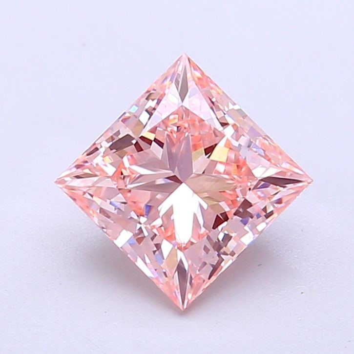 Loose Diamond - PRINCESS 1.69ct Fancy Intense Pink VVS2: Loose Diamond - PRINCESS 1.69ct Fancy Intense Pink VVS2 Source: This is a real non-mined Diamond that has been grown in a lab Shape: PRINCESS Carats: 1.69 Color: Fancy Intense Pink Certification: