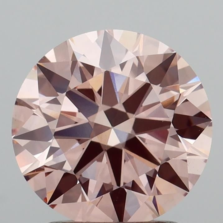 Ideal Loose Diamond - ROUND 2.0ct Fancy Brownish Pink VS1: Ideal Loose Diamond - ROUND 2.0ct Fancy Brownish Pink VS1 Source: This is a real non-mined Diamond that has been grown in a lab Shape: ROUND Carats: 2.0 Color: Fancy Brownish Pink Certification: IGI V