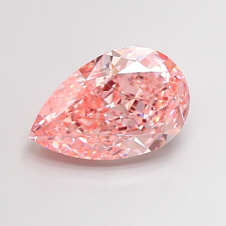 Loose Diamond - PEAR 3.0ct Fancy Vivid Pink VVS2: Loose Diamond - PEAR 3.0ct Fancy Vivid Pink VVS2 Source: This is a real non-mined Diamond that has been grown in a lab Shape: PEAR Carats: 3.0 Color: Fancy Vivid Pink Certification: IGI Video: