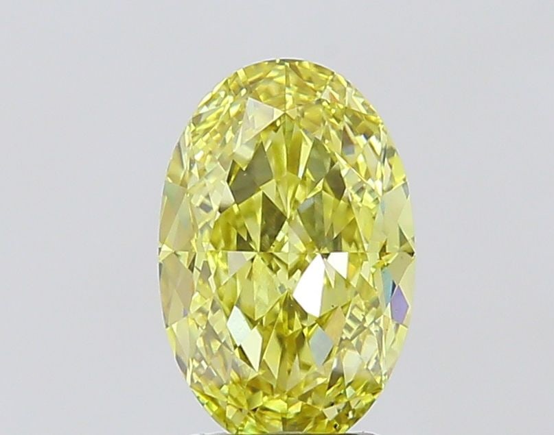 Loose Diamond - OVAL 2.65ct Fancy Intense Yellow VS1: Loose Diamond - OVAL 2.65ct Fancy Intense Yellow VS1 Source: This is a real non-mined Diamond that has been grown in a lab Shape: OVAL Carats: 2.65 Color: Fancy Intense Yellow Certification: IGI Video