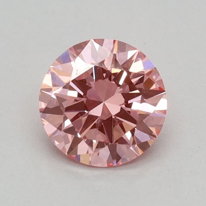 Loose Diamond - ROUND 0.36ct Fancy Vivid Pink VVS2 (1 of 1)