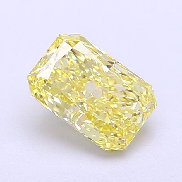 Loose Diamond - RADIANT 1.07ct Fancy Intense Yellow VVS2: Loose Diamond - RADIANT 1.07ct Fancy Intense Yellow VVS2 Source: This is a real non-mined Diamond that has been grown in a lab Shape: RADIANT Carats: 1.07 Color: Fancy Intense Yellow Certification: IG