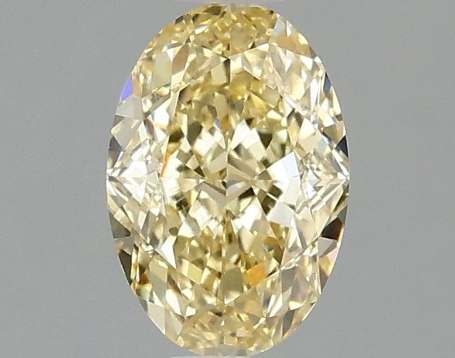 Loose Diamond - OVAL 1.03ct Fancy Intense Yellow VS1: Loose Diamond - OVAL 1.03ct Fancy Intense Yellow VS1 Source: This is a real non-mined Diamond that has been grown in a lab Shape: OVAL Carats: 1.03 Color: Fancy Intense Yellow Certification: IGI Video