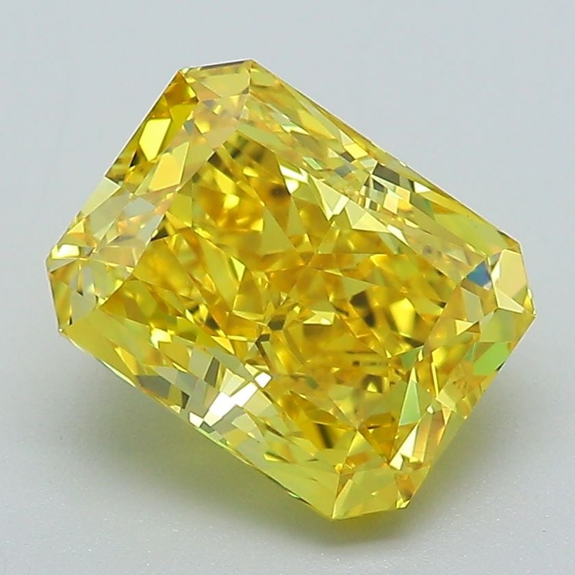 Loose Diamond - RADIANT 3.06ct Fancy Vivid Yellow VVS2: Loose Diamond - RADIANT 3.06ct Fancy Vivid Yellow VVS2 Source: This is a real non-mined Diamond that has been grown in a lab Shape: RADIANT Carats: 3.06 Color: Fancy Vivid Yellow Certification: IGI Vi