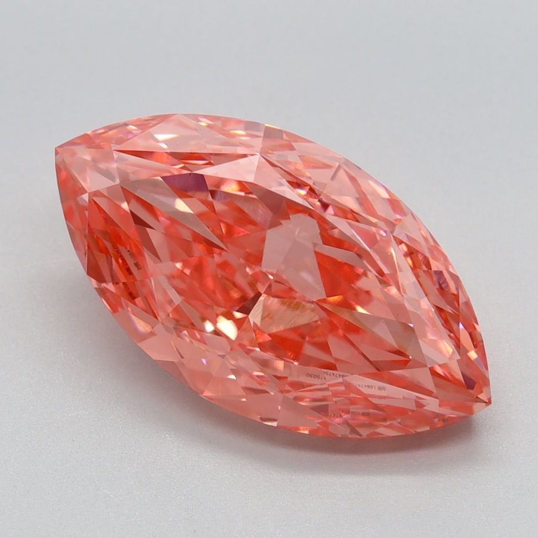 Loose Diamond - MARQUISE 4.08ct Fancy Vivid Pink VS1: Loose Diamond - MARQUISE 4.08ct Fancy Vivid Pink VS1 Source: This is a real non-mined Diamond that has been grown in a lab Shape: MARQUISE Carats: 4.08 Color: Fancy Vivid Pink Certification: IGI Video