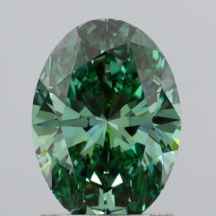 Loose Diamond - OVAL 1.52ct Fancy Vivid Green VVS2: Loose Diamond - OVAL 1.52ct Fancy Vivid Green VVS2 Source: This is a real non-mined Diamond that has been grown in a lab Shape: OVAL Carats: 1.52 Color: Fancy Vivid Green Certification: IGI Video: