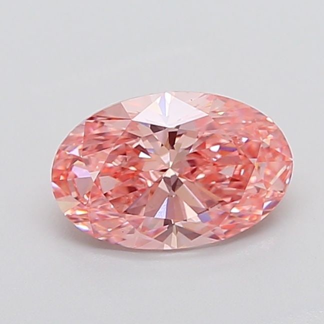 Loose Diamond - OVAL 2.41ct Fancy Vivid Pink VS1: Loose Diamond - OVAL 2.41ct Fancy Vivid Pink VS1 Source: This is a real non-mined Diamond that has been grown in a lab Shape: OVAL Carats: 2.41 Color: Fancy Vivid Pink Certification: IGI Additional im