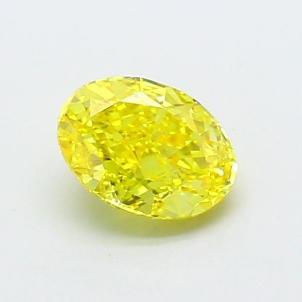 Loose Diamond - OVAL 1.02ct Fancy Vivid Yellow VS1: Loose Diamond - OVAL 1.02ct Fancy Vivid Yellow VS1 Source: This is a real non-mined Diamond that has been grown in a lab Shape: OVAL Carats: 1.02 Color: Fancy Vivid Yellow Certification: IGI Video: