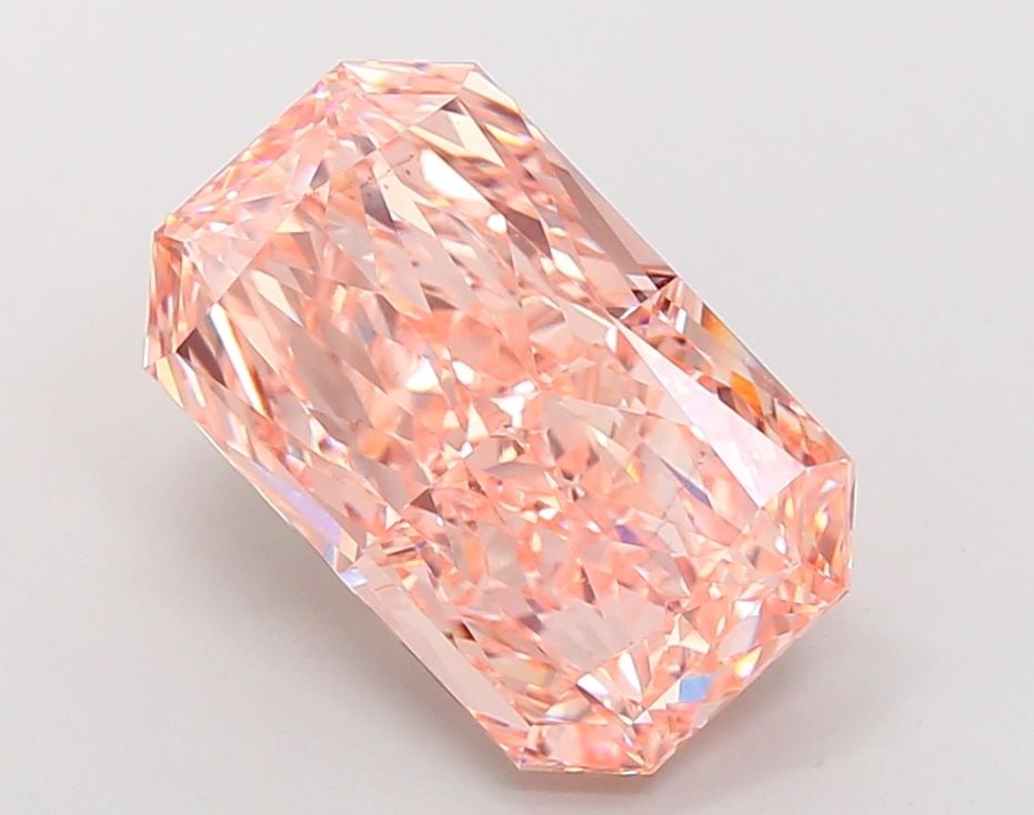Loose Diamond - RADIANT 10.03ct Fancy Vivid Pink VS1: Loose Diamond - RADIANT 10.03ct Fancy Vivid Pink VS1 Source: This is a real non-mined Diamond that has been grown in a lab Shape: RADIANT Carats: 10.03 Color: Fancy Vivid Pink Certification: IGI Video