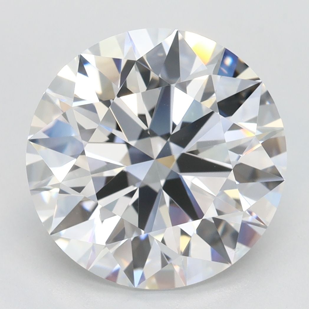 Loose Diamond - ROUND 4.32ct E VVS1: Loose Diamond - ROUND 4.32ct E VVS1 Source: This is a real non-mined Diamond that has been grown in a lab Shape: ROUND Carats: 4.32 Color: E Clarity: VVS1 Certification: GIA Video:
