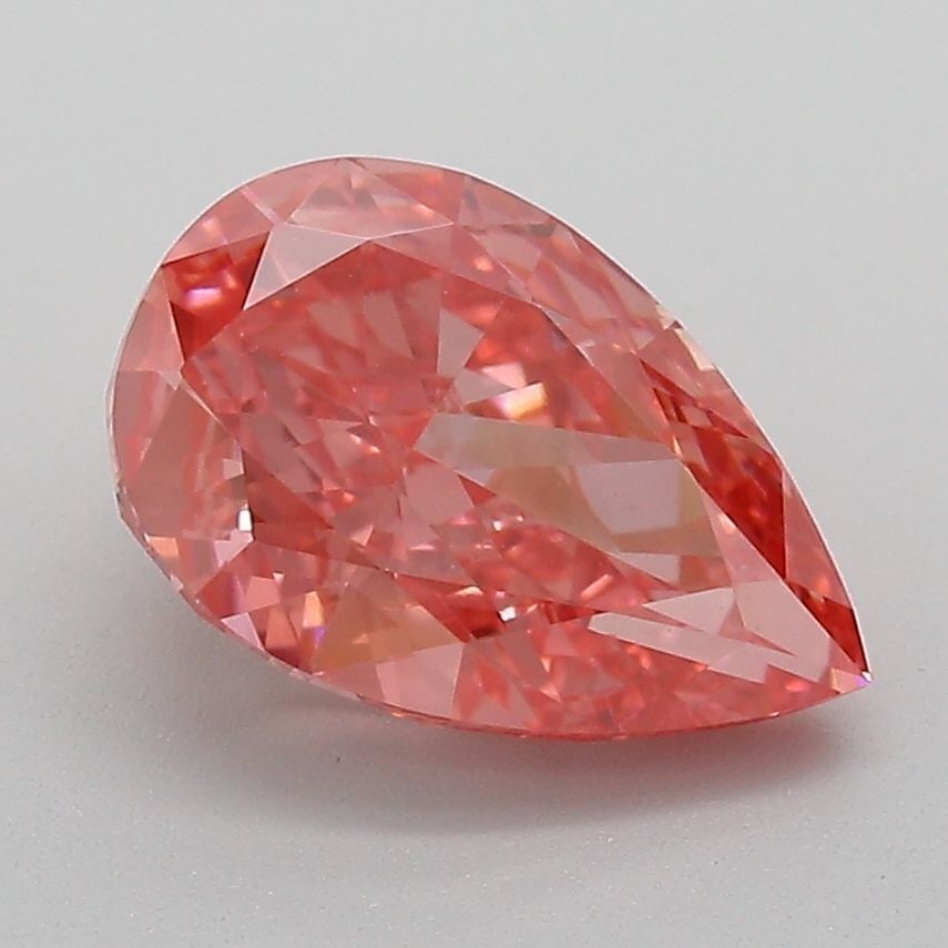 Loose Diamond - PEAR 2.36ct Fancy Vivid Pink VS1: Loose Diamond - PEAR 2.36ct Fancy Vivid Pink VS1 Source: This is a real non-mined Diamond that has been grown in a lab Shape: PEAR Carats: 2.36 Color: Fancy Vivid Pink Certification: IGI Video: