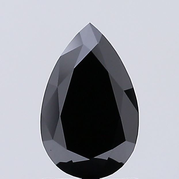 Loose Diamond - PEAR 1.07ct Fancy Vivid Black VS1: Loose Diamond - PEAR 1.07ct Fancy Vivid Black VS1 Source: This is a real non-mined Diamond that has been grown in a lab Shape: PEAR Carats: 1.07 Color: Fancy Vivid Black Certification: NONE Video: