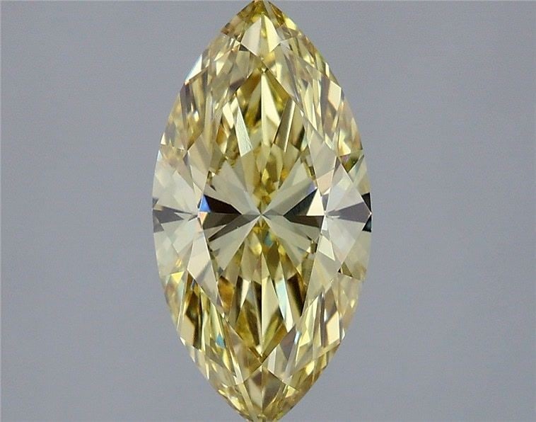Loose Diamond - MARQUISE 2.01ct Fancy Intense Yellow VS1: Loose Diamond - MARQUISE 2.01ct Fancy Intense Yellow VS1 Source: This is a real non-mined Diamond that has been grown in a lab Shape: MARQUISE Carats: 2.01 Color: Fancy Intense Yellow Certification: I