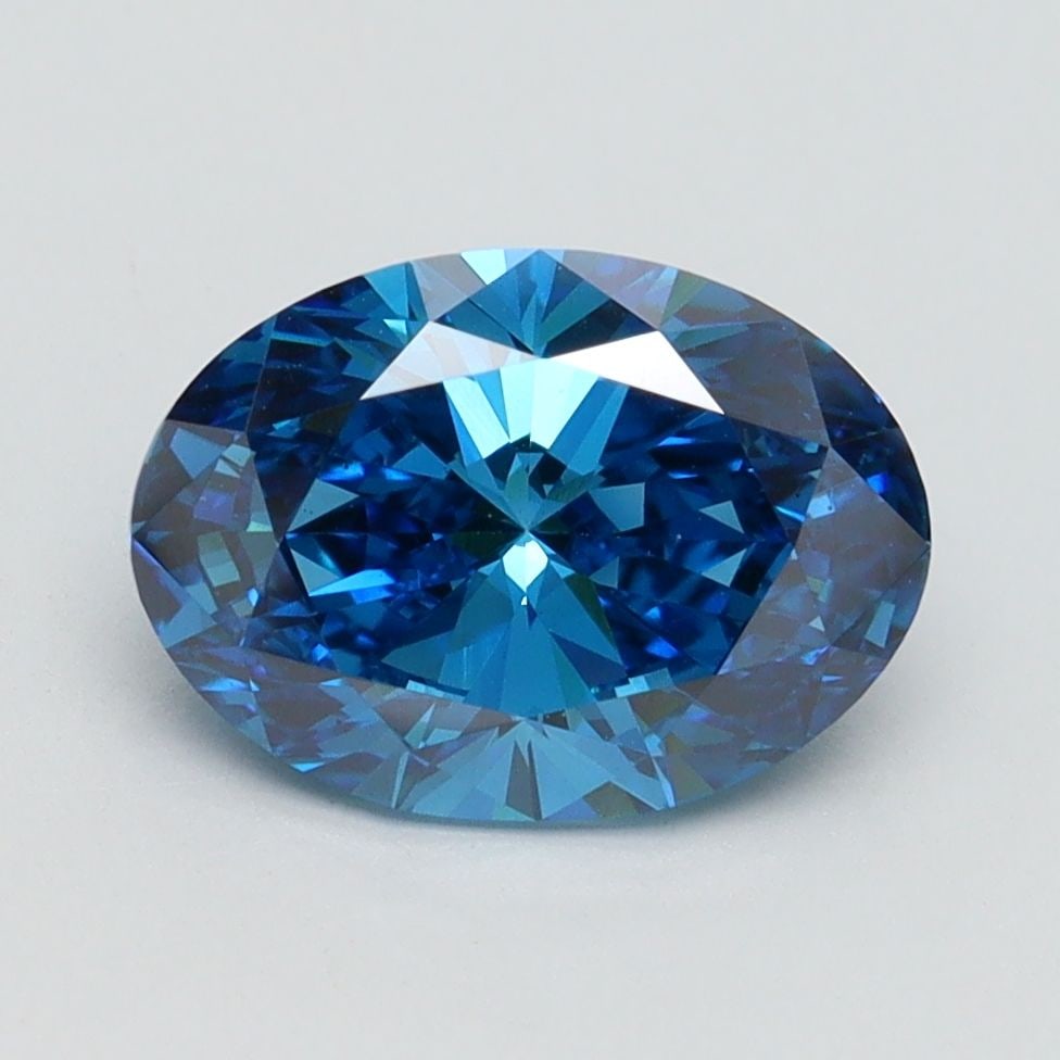 Loose Diamond - OVAL 2.0ct Fancy Vivid Blue VS2: Loose Diamond - OVAL 2.0ct Fancy Vivid Blue VS2 Source: This is a real non-mined Diamond that has been grown in a lab Shape: OVAL Carats: 2.0 Color: Fancy Vivid Blue Certification: IGI Video: Video