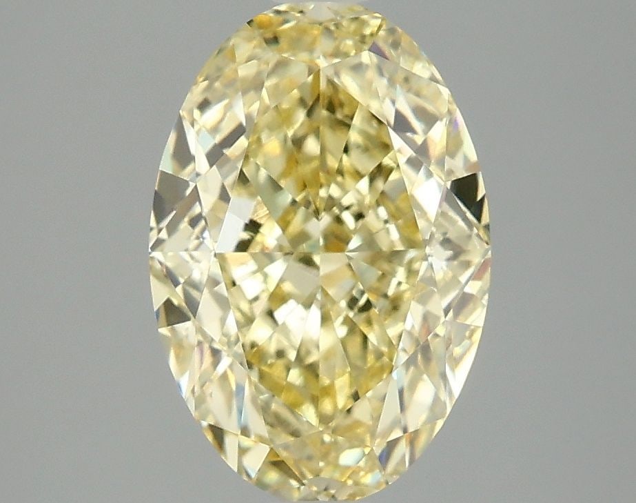 Loose Diamond - OVAL 3.02ct Fancy Intense Yellow VS1: Loose Diamond - OVAL 3.02ct Fancy Intense Yellow VS1 Source: This is a real non-mined Diamond that has been grown in a lab Shape: OVAL Carats: 3.02 Color: Fancy Intense Yellow Certification: IGI Video