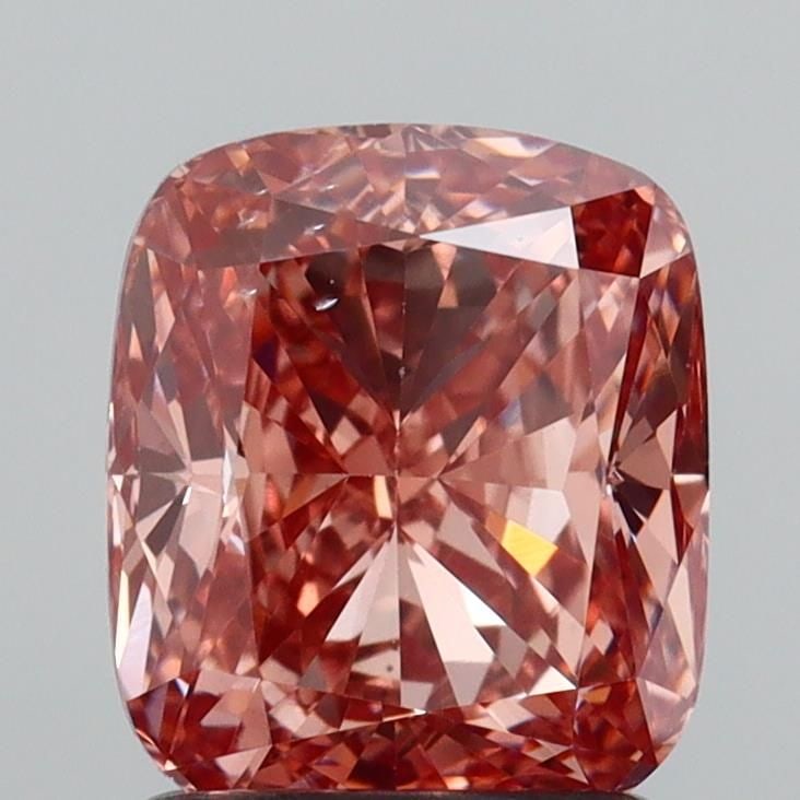 Loose Diamond - CUSHION MODIFIED 1.65ct Fancy Vivid Brown Pink VS2: Loose Diamond - CUSHION MODIFIED 1.65ct Fancy Vivid Brown Pink VS2 Source: This is a real non-mined Diamond that has been grown in a lab Shape: CUSHION MODIFIED Carats: 1.65 Color: Fancy Vivid Brown P
