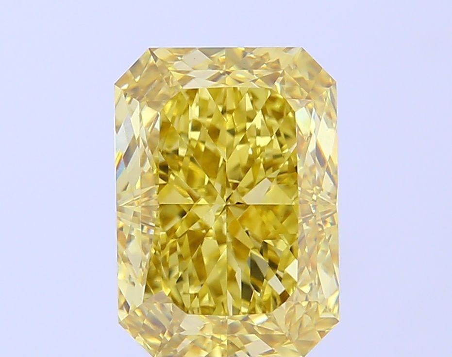 Loose Diamond - RADIANT 5.23ct Fancy Intense Yellow VVS2: Loose Diamond - RADIANT 5.23ct Fancy Intense Yellow VVS2 Source: This is a real non-mined Diamond that has been grown in a lab Shape: RADIANT Carats: 5.23 Color: Fancy Intense Yellow Certification: IG