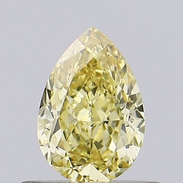 Loose Diamond - PEAR 0.55ct Fancy Vivid Yellow VS2: Loose Diamond - PEAR 0.55ct Fancy Vivid Yellow VS2 Source: This is a real non-mined Diamond that has been grown in a lab Shape: PEAR Carats: 0.55 Color: Fancy Vivid Yellow Certification: NONE Video: