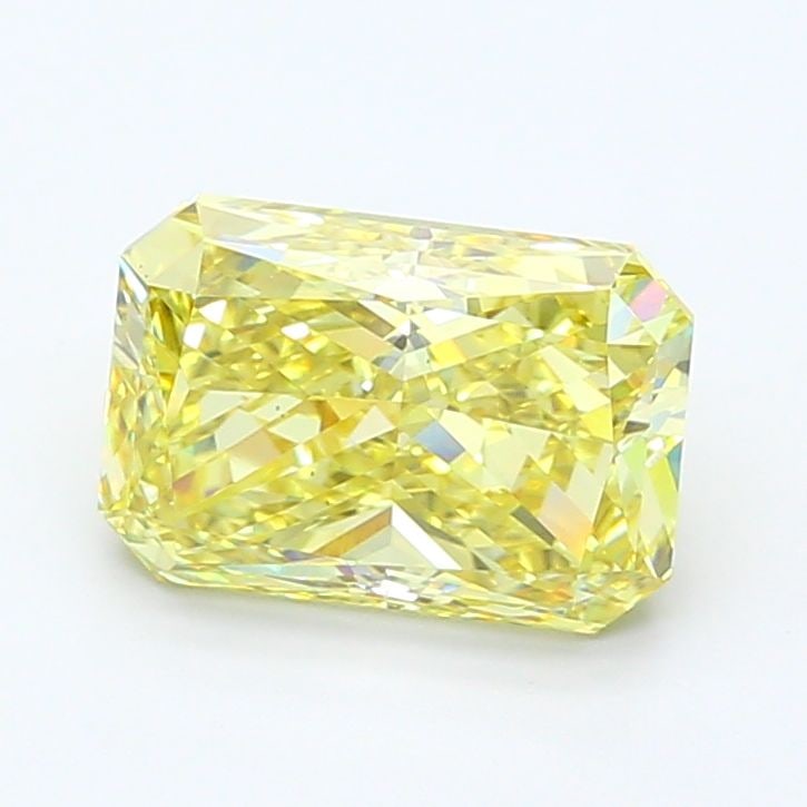 Loose Diamond - RADIANT 5.01ct Fancy Intense Yellow VS2: Loose Diamond - RADIANT 5.01ct Fancy Intense Yellow VS2 Source: This is a real non-mined Diamond that has been grown in a lab Shape: RADIANT Carats: 5.01 Color: Fancy Intense Yellow Certification: IGI