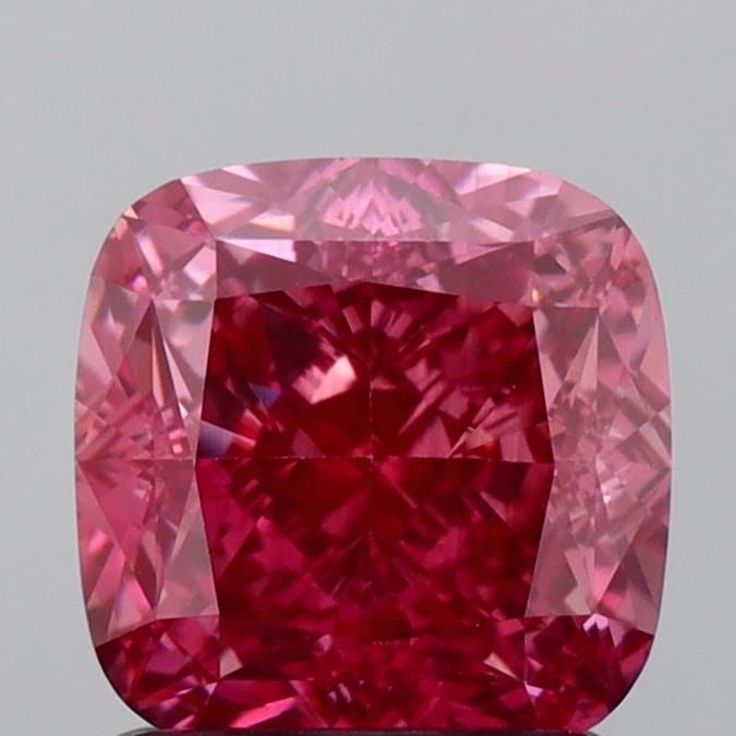 Loose Diamond - CUSHION MODIFIED 1.59ct Fancy Vivid Pink VS1: Loose Diamond - CUSHION MODIFIED 1.59ct Fancy Vivid Pink VS1 Source: This is a real non-mined Diamond that has been grown in a lab Shape: CUSHION MODIFIED Carats: 1.59 Color: Fancy Vivid Pink Certific