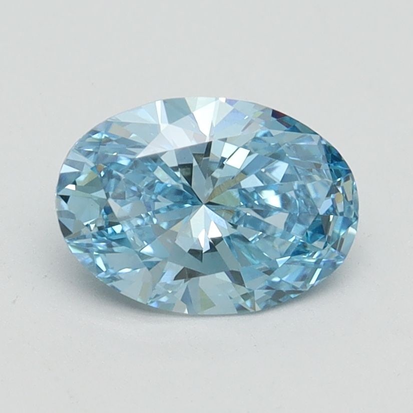 Loose Diamond - OVAL 1.12ct Fancy Vivid Blue VS1: Loose Diamond - OVAL 1.12ct Fancy Vivid Blue VS1 Source: This is a real non-mined Diamond that has been grown in a lab Shape: OVAL Carats: 1.12 Color: Fancy Vivid Blue Certification: IGI Video: