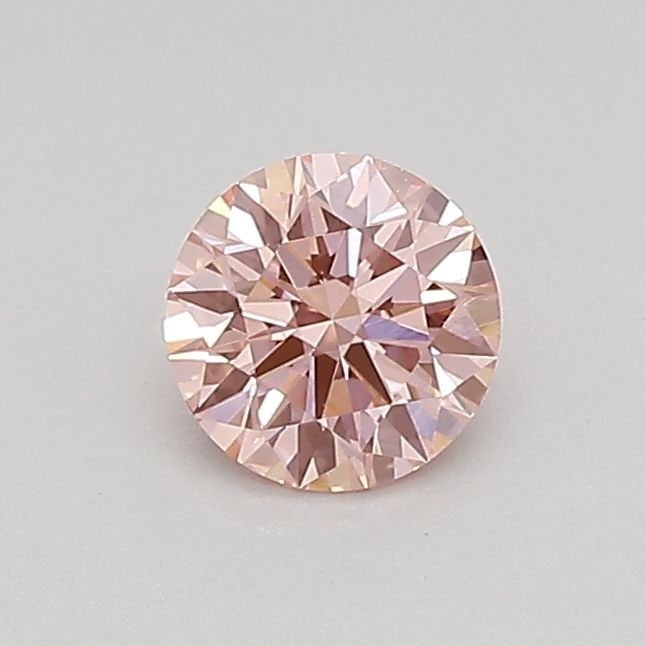 Ideal Loose Diamond - ROUND 0.4ct Fancy Vivid Pink VVS2: Ideal Loose Diamond - ROUND 0.4ct Fancy Vivid Pink VVS2 Source: This is a real non-mined Diamond that has been grown in a lab Shape: ROUND Carats: 0.4 Color: Fancy Vivid Pink Certification: IGI