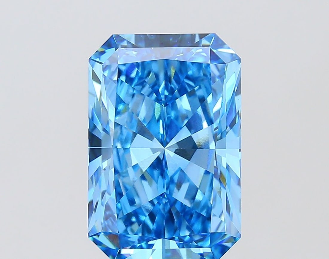 Loose Diamond - RADIANT 8.1ct Fancy Vivid Blue VVS2 (1 of 1)