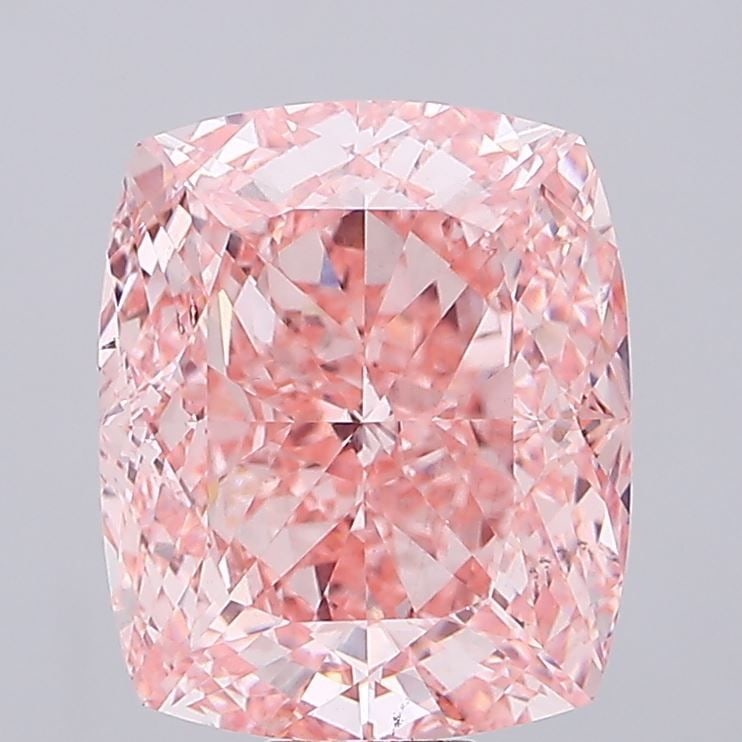 Loose Diamond - CUSHION MODIFIED 24.02ct Fancy Vivid Pink VS2: Loose Diamond - CUSHION MODIFIED 24.02ct Fancy Vivid Pink VS2 Source: This is a real non-mined Diamond that has been grown in a lab Shape: CUSHION MODIFIED Carats: 24.02 Color: Fancy Vivid Pink Certif