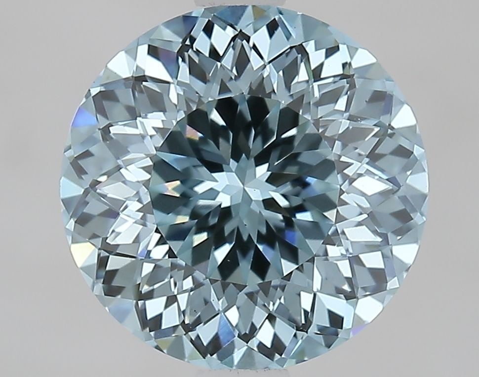 Loose Diamond - ROUND 2.53ct Fancy Intense Blue VS1: Loose Diamond - ROUND 2.53ct Fancy Intense Blue VS1 Source: This is a real non-mined Diamond that has been grown in a lab Shape: ROUND Carats: 2.53 Color: Fancy Intense Blue Certification: IGI Video: