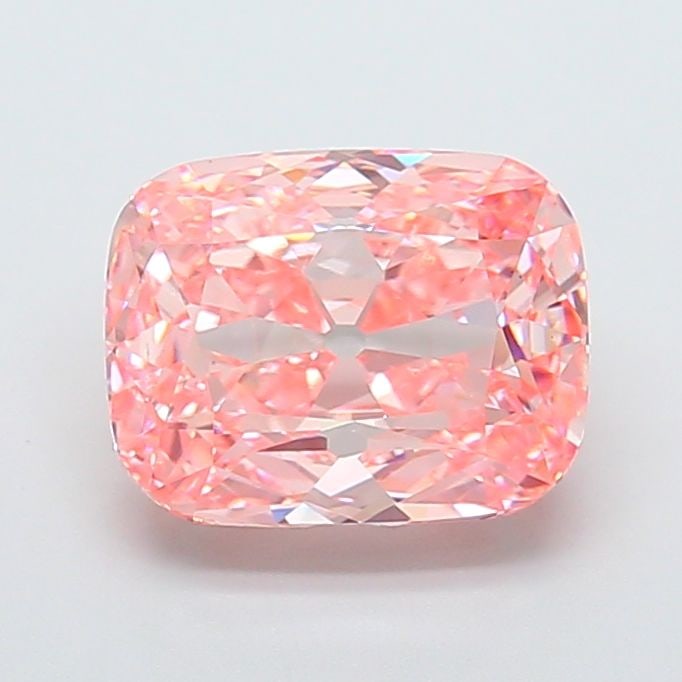 Loose Diamond - CUSHION MODIFIED 6.09ct Fancy Vivid Pink VS1: Loose Diamond - CUSHION MODIFIED 6.09ct Fancy Vivid Pink VS1 Source: This is a real non-mined Diamond that has been grown in a lab Shape: CUSHION MODIFIED Carats: 6.09 Color: Fancy Vivid Pink Certific