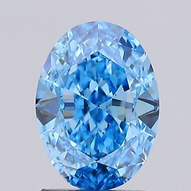 Loose Diamond - OVAL 2.07ct Fancy Vivid Blue VVS2: Loose Diamond - OVAL 2.07ct Fancy Vivid Blue VVS2 Source: This is a real non-mined Diamond that has been grown in a lab Shape: OVAL Carats: 2.07 Color: Fancy Vivid Blue Certification: NONE Video: