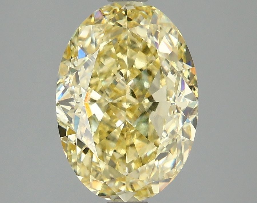 Loose Diamond - OVAL 3.1ct Fancy Intense Yellow VS1 (1 of 1)