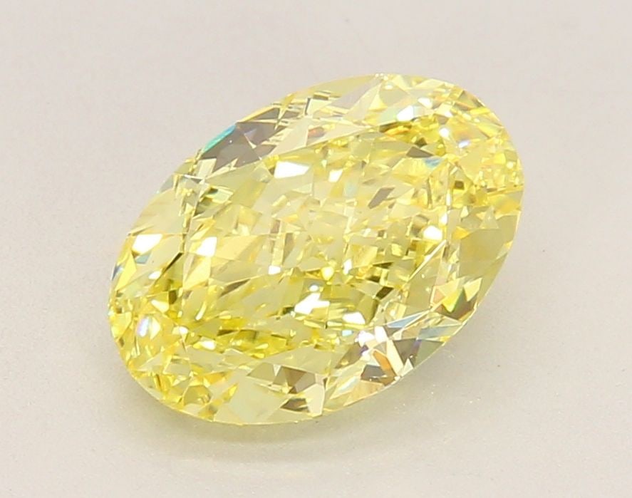 Loose Diamond - OVAL 2.29ct Fancy Intense Yellow VVS2: Loose Diamond - OVAL 2.29ct Fancy Intense Yellow VVS2 Source: This is a real non-mined Diamond that has been grown in a lab Shape: OVAL Carats: 2.29 Color: Fancy Intense Yellow Certification: IGI