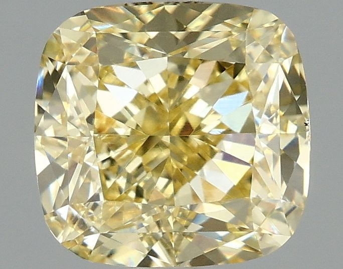 Loose Diamond - CUSHION MODIFIED 1.88ct Fancy Intense Yellow VS1: Loose Diamond - CUSHION MODIFIED 1.88ct Fancy Intense Yellow VS1 Source: This is a real non-mined Diamond that has been grown in a lab Shape: CUSHION MODIFIED Carats: 1.88 Color: Fancy Intense Yellow
