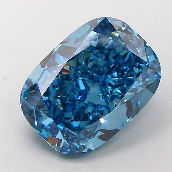Loose Diamond - CUSHION MODIFIED 10.02ct Fancy Vivid Blue VS1: Loose Diamond - CUSHION MODIFIED 10.02ct Fancy Vivid Blue VS1 Source: This is a real non-mined Diamond that has been grown in a lab Shape: CUSHION MODIFIED Carats: 10.02 Color: Fancy Vivid Blue Certif