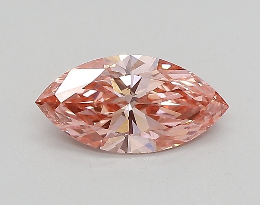 Loose Diamond - MARQUISE 0.64ct Fancy Vivid Pink VVS2: Loose Diamond - MARQUISE 0.64ct Fancy Vivid Pink VVS2 Source: This is a real non-mined Diamond that has been grown in a lab Shape: MARQUISE Carats: 0.64 Color: Fancy Vivid Pink Certification: IGI Vide