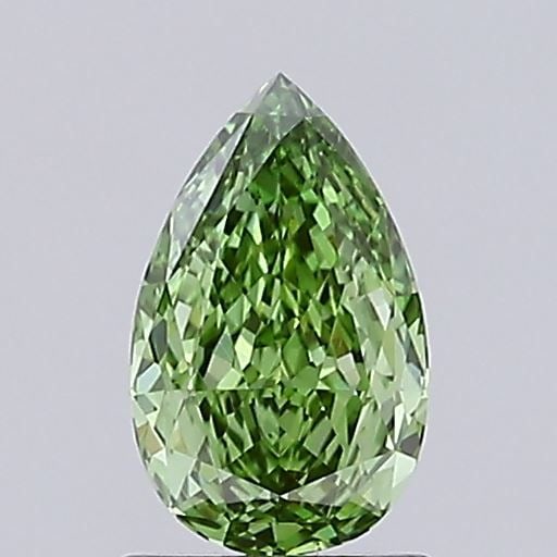 Loose Diamond - PEAR 1.03ct Fancy Vivid Green VS1: Loose Diamond - PEAR 1.03ct Fancy Vivid Green VS1 Source: This is a real non-mined Diamond that has been grown in a lab Shape: PEAR Carats: 1.03 Color: Fancy Vivid Green Certification: IGI Video: