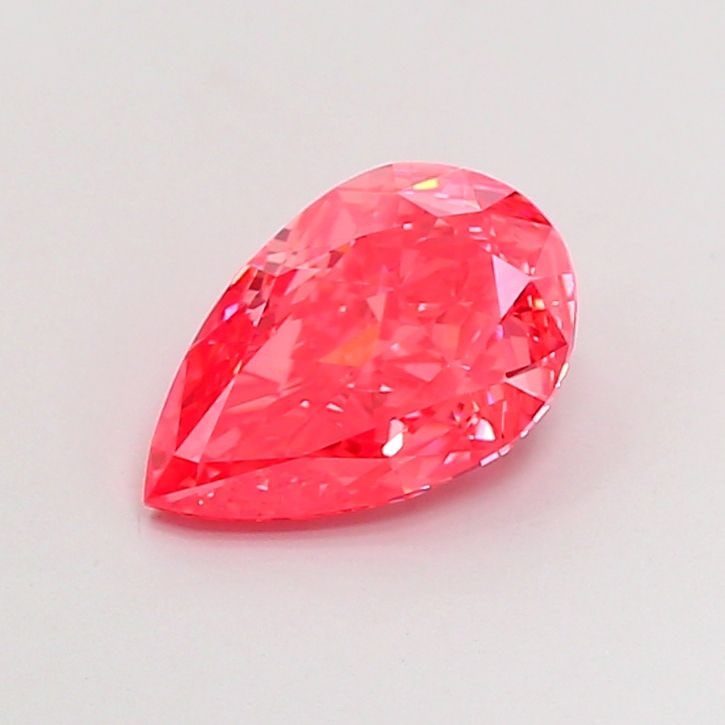 Loose Diamond - PEAR 2.3ct Fancy Vivid Pink VVS2: Loose Diamond - PEAR 2.3ct Fancy Vivid Pink VVS2 Source: This is a real non-mined Diamond that has been grown in a lab Shape: PEAR Carats: 2.3 Color: Fancy Vivid Pink Certification: IGI Video: Video