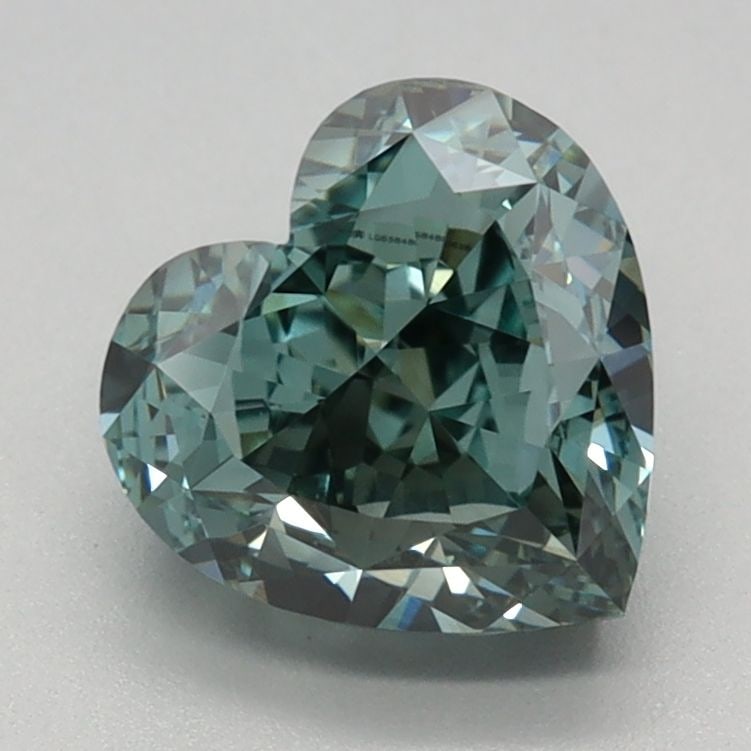 Loose Diamond - HEART 1.62ct Fancy Vivid Green VVS2: Loose Diamond - HEART 1.62ct Fancy Vivid Green VVS2 Source: This is a real non-mined Diamond that has been grown in a lab Shape: HEART Carats: 1.62 Color: Fancy Vivid Green Certification: IGI Video: