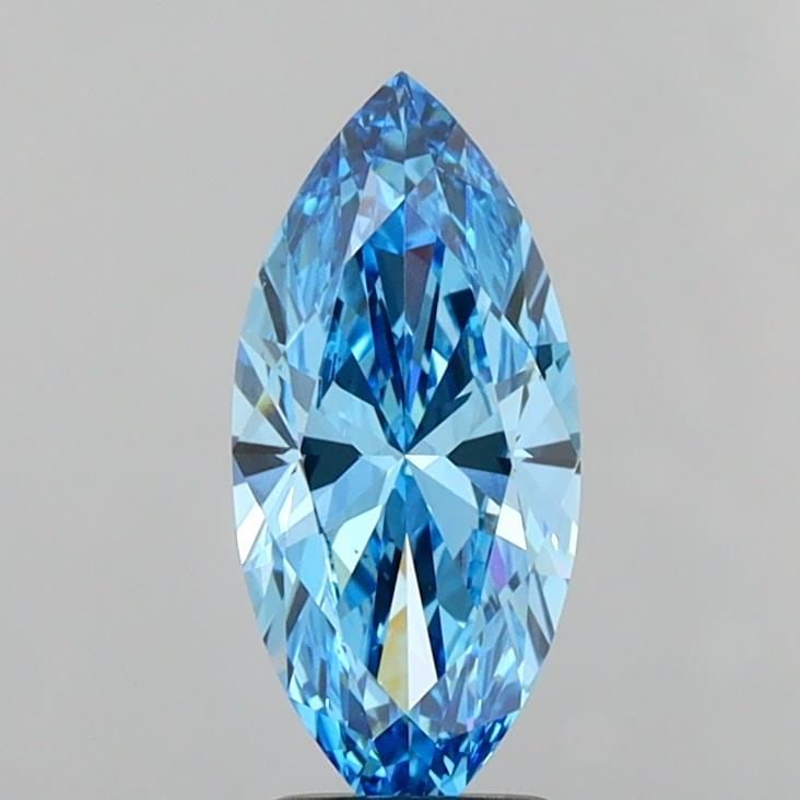 Loose Diamond - MARQUISE 2.01ct Fancy Vivid Blue VS1: Loose Diamond - MARQUISE 2.01ct Fancy Vivid Blue VS1 Source: This is a real non-mined Diamond that has been grown in a lab Shape: MARQUISE Carats: 2.01 Color: Fancy Vivid Blue Certification: IGI Video